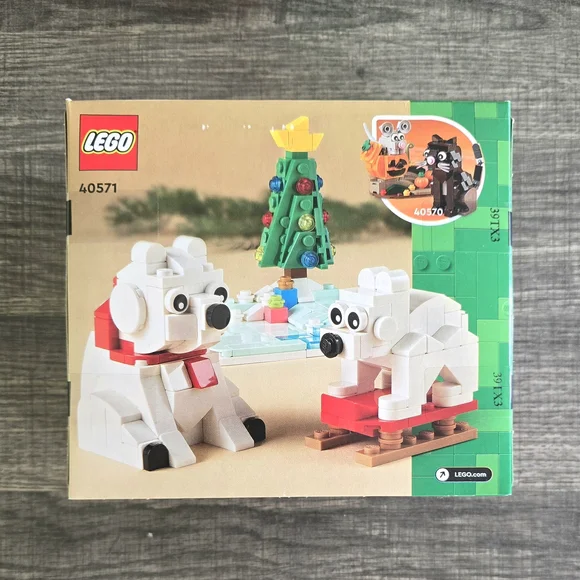 NIB-LEGO Holiday Set. 40642, 40571, 40640- Nutcracker Polar Bears Ginger Bread - Picture 9 of 14